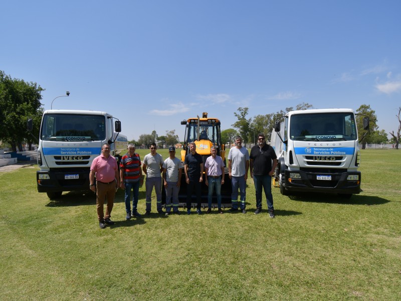 El municipio incorporó nuevas unidades para el área de servicios