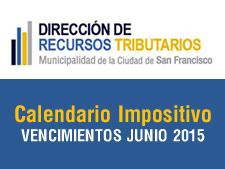 Calendario Impositivo Junio