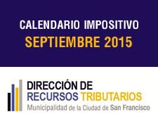 Calendario Impositivo Septiembre 2015